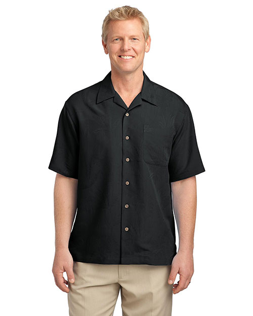 Port Authority S536 Men Patterned Easy Care Camp Shirt at GotApparel