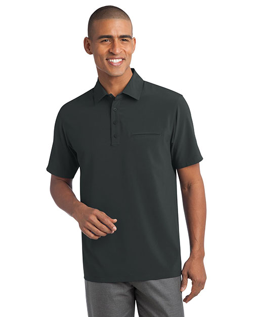 Port Authority S650 Men Ultra Stretch Pocket Polo at GotApparel