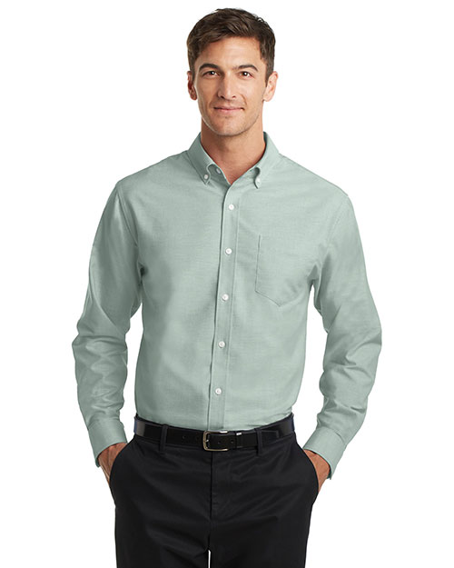 Port Authority S658 Men Superpro Oxford Shirt at GotApparel