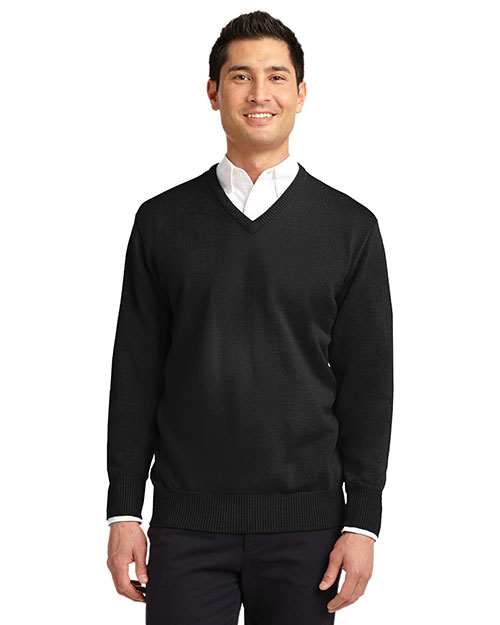 Port Authority SW300 Men Value V-Neck Sweater at GotApparel