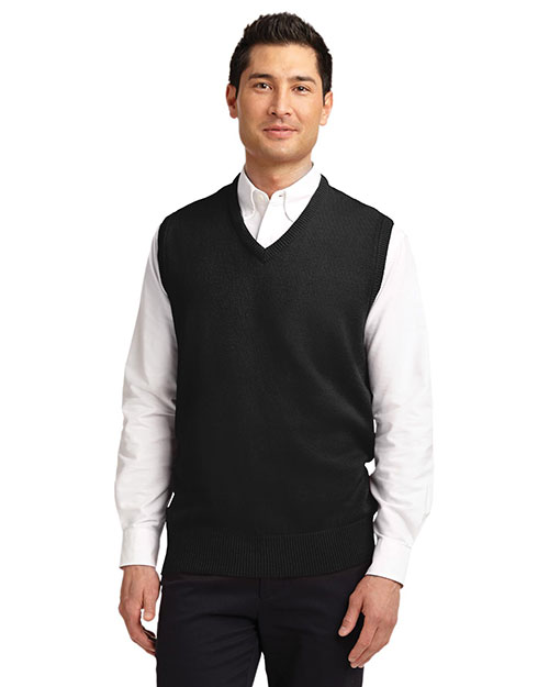 Port Authority SW301 Men Value V-Neck Sweater Vest at GotApparel