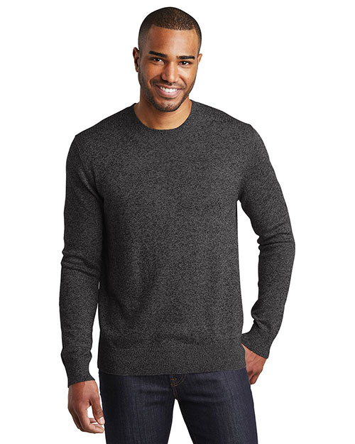 Port Authority SW417 Men Marled Crew Sweater at GotApparel