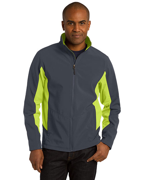 Port Authority TLJ318 Men Tall Core Colorblock Soft Shell Jacket at GotApparel