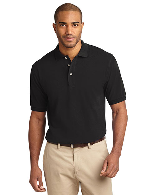 Port Authority TLK420 Men Tall Pique Knit Polo at GotApparel