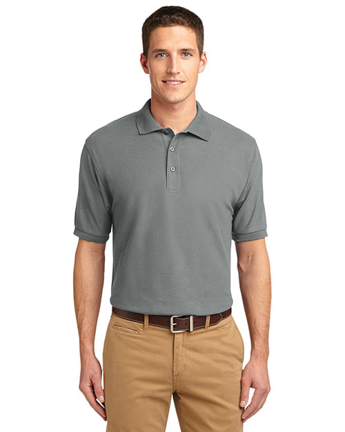 Port Authority TLK500 Men Tall Silk Touch Polo at GotApparel