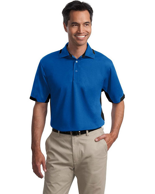 Port Authority TLK524 Men Tall Dry Zone Colorblock Ottoman Polo at GotApparel
