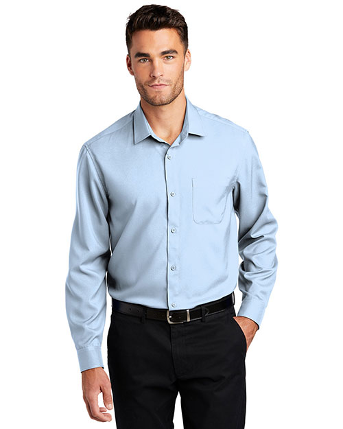 Port Authority W401 Men  ® Long Sleeve Performance Staff Shirt at GotApparel