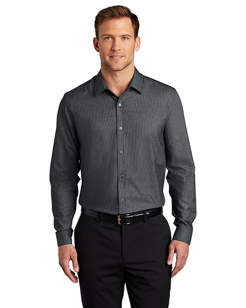 Port Authority W645 Men Pincheck Easy Care Shirt at GotApparel