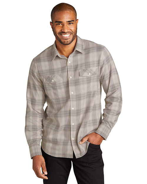 Port Authority Long Sleeve Ombre Plaid Shirt W672 at GotApparel