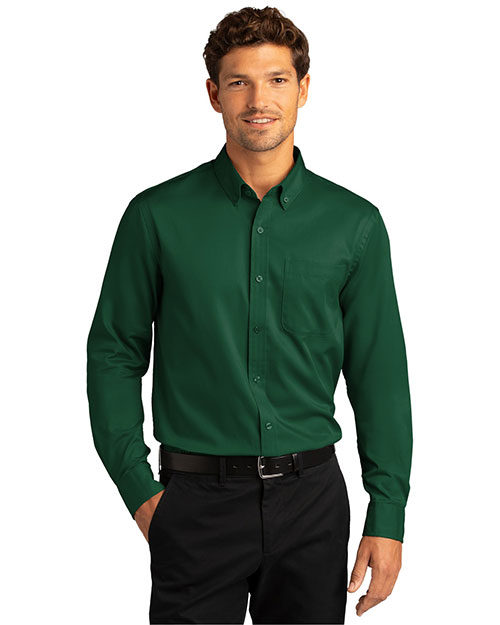 Port Authority W808 Men ® Long Sleeve Superpro React™ Twill Shirt. at GotApparel