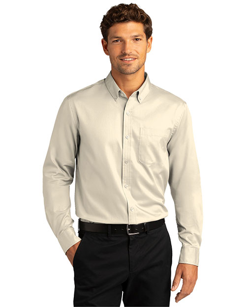 Port Authority W808 Men <sup>®</Sup> Long Sleeve Superpro React<sup>™</Sup> Twill Shirt. at GotApparel