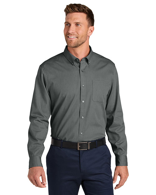 Port Authority W816 ® Long Sleeve Nailhead Easy Care Shirt at GotApparel