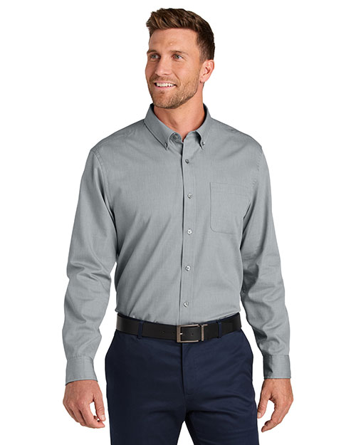 Port Authority W816 ® Long Sleeve Nailhead Easy Care Shirt at GotApparel