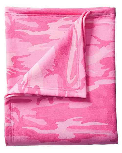 Port & Company BP78C Unisex Camo Sweatshirt Blanket at GotApparel