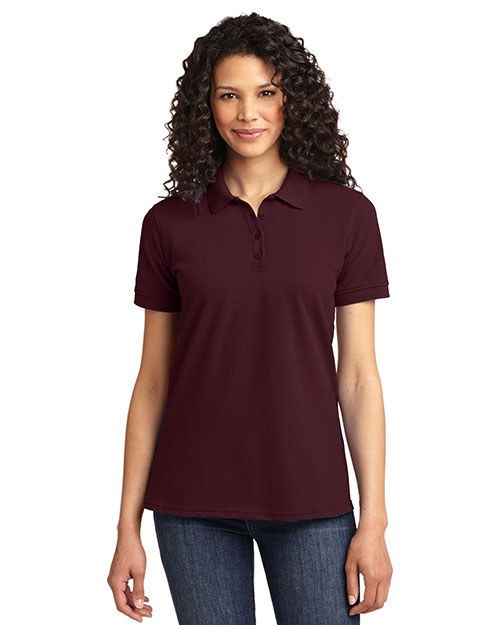 Port & Company LKP155 Women 50/50 Pique Polo at GotApparel