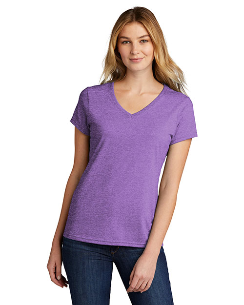 Port & Company LPC330V Women ® Ladies Tri-Blend V-Neck Tee. at GotApparel