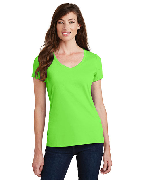 Port & Company LPC450V Women Fan Favorite V-Neck Tee at GotApparel