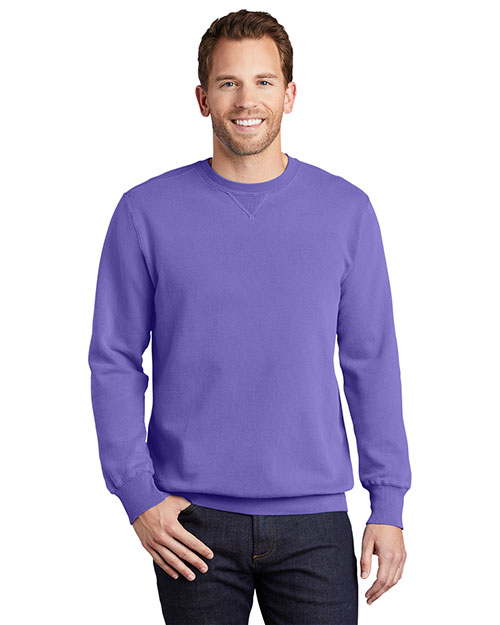 Port & Company PC098 Men Pigment-Dyed Crewneck Sweatshirt at GotApparel