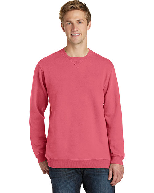 Port & Company PC098 Men Pigment-Dyed Crewneck Sweatshirt at GotApparel