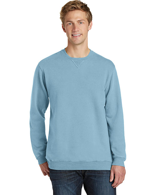 Port & Company PC098 Men Pigment-Dyed Crewneck Sweatshirt at GotApparel