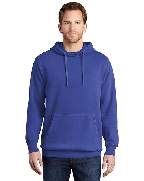 Port & Company PC098H Adult Essential Pigmentdyed Pullover Hooded Sweatshirt at GotApparel