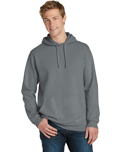 Port & Company PC098H Adult Essential PigmentDyed Pullover Hooded Sweatshirt at GotApparel