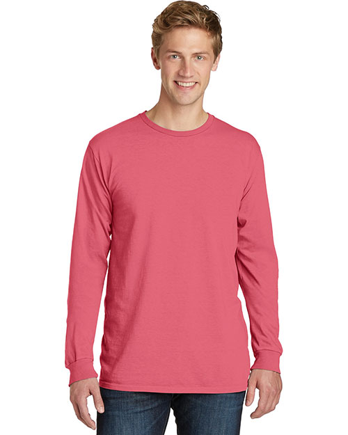 Port & Company PC099LS Men Pigment-Dyed Long-Sleeve Tee. at GotApparel
