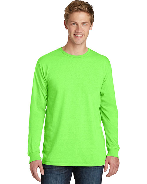 Port & Company PC099LS Men Pigment-Dyed Long-Sleeve Tee. at GotApparel