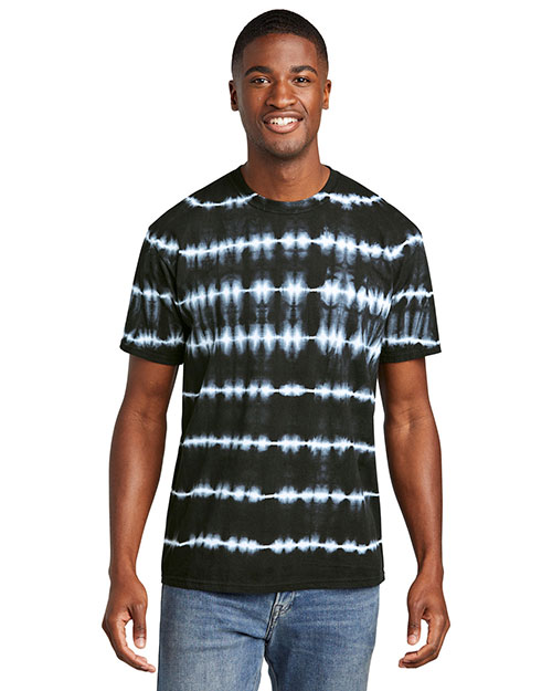 Port & Company PC142 ® Allover Stripe Tie-Dye Tee at GotApparel