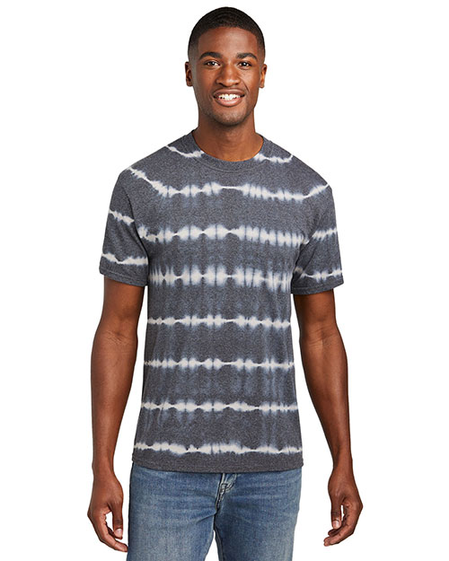 Port & Company ®  Allover Stripe Tie-Dye Tee PC142 at GotApparel