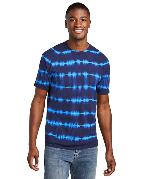 Port & Company PC142 ® Allover Stripe Tie-Dye Tee at GotApparel