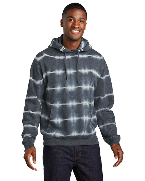 Port & Company ®  Allover Stripe Tie-Dye Fleece PC143 at GotApparel