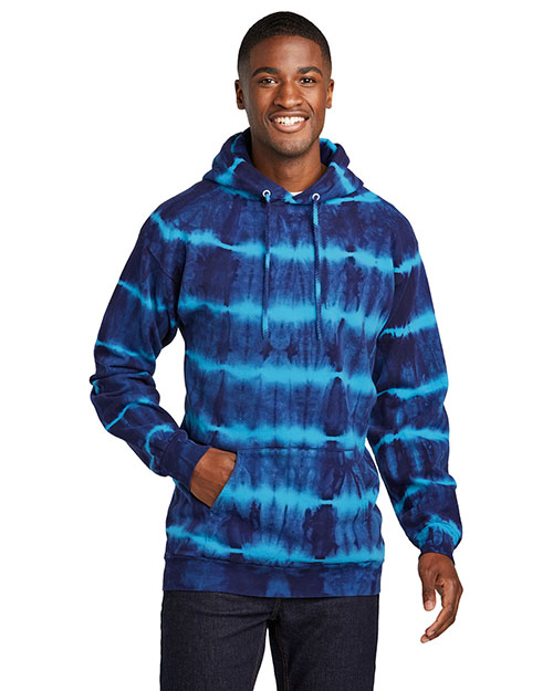 Port & Company ® Allover Stripe Tie-Dye Fleece PC143 at GotApparel