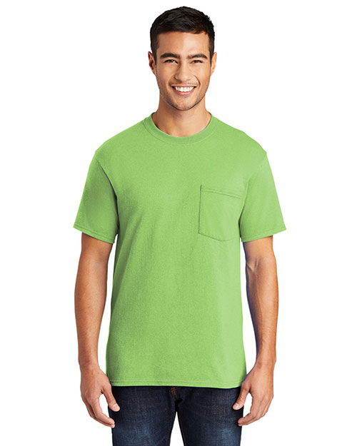 Port & Company PC55PT Men Tall 50/50 Cotton/Poly T-Shirt With Pocket at GotApparel