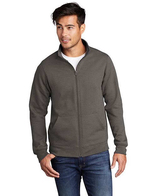 Port & Company PC78FZ Men ® Core Fleece Cadet Full-Zip Sweatshirt at GotApparel