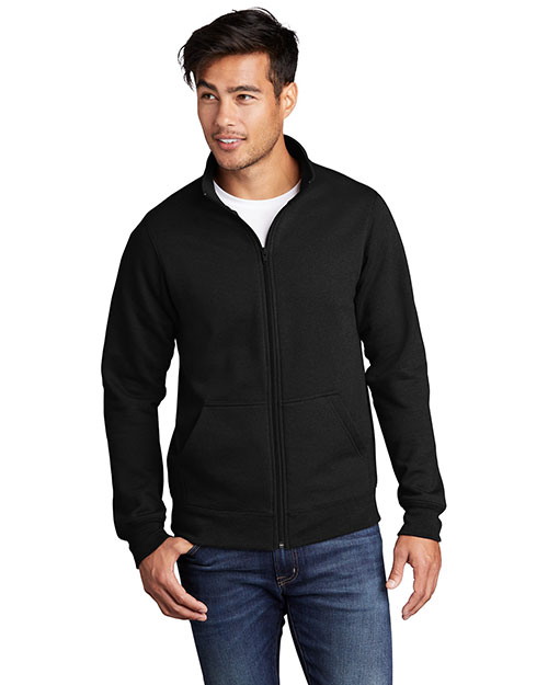 Port & Company PC78FZ Men ® Core Fleece Cadet Full-Zip Sweatshirt at GotApparel