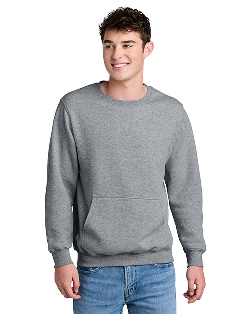 Port & Company  Core Fleece Crewneck Pocket Sweatshirt PC78PKT at GotApparel