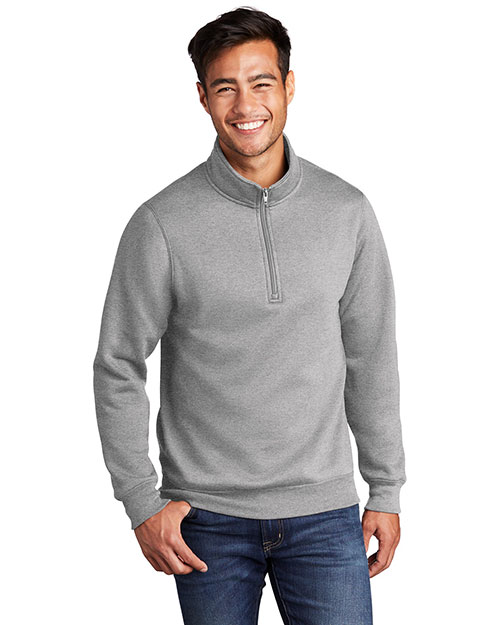 Port & Company PC78Q men  ® Core Fleece 1/4-Zip Pullover Sweatshirt at GotApparel