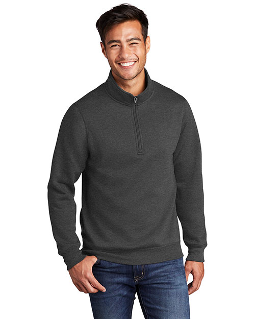 Port & Company PC78Q men  ® Core Fleece 1/4-Zip Pullover Sweatshirt at GotApparel