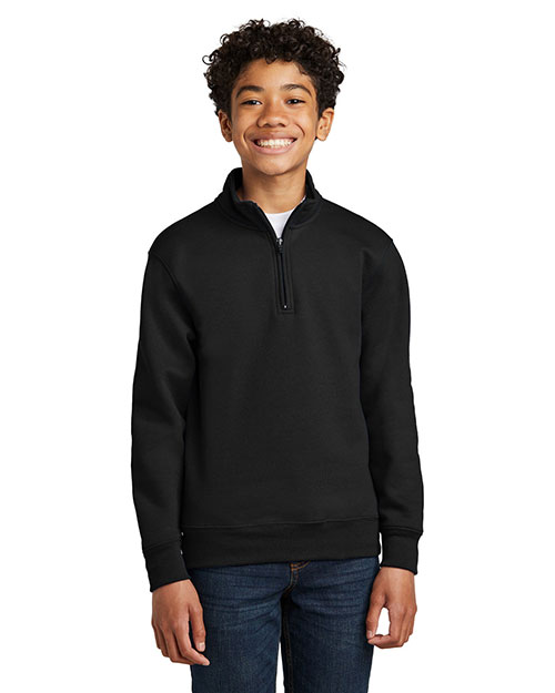 Port & Company ®  Youth Core Fleece 1/4-Zip Pullover Sweatshirt PC78YQ at GotApparel