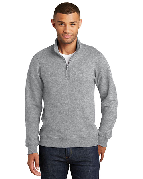 Port & Company PC850Q Men 8.5 oz 1/4-Zip Pullover Sweatshirt at GotApparel