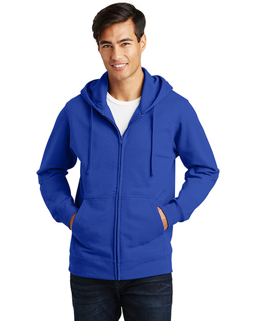Port & Company PC850ZH Men   Fan Favorite Fleece Full-Zip Hooded Sweatshirt at GotApparel