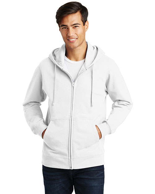 Port & Company PC850ZH Men Fan Favorite Fleece Full-Zip Hooded Sweatshirt at GotApparel