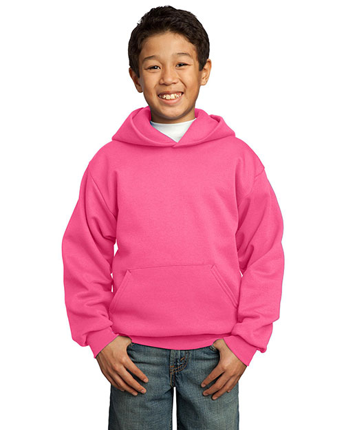 Port & Company PC78YH Youth Core Fleece Pullover Hooded Sweatshirt at GotApparel