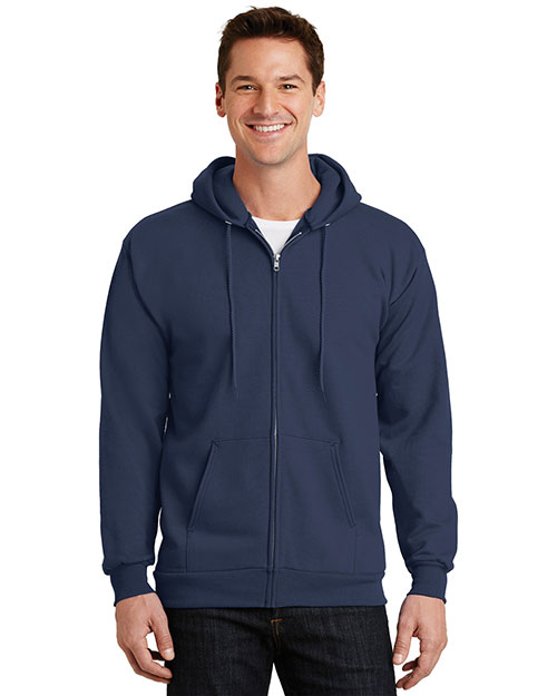 Port & Company PC90ZH Men Ultimate Full-Zip Hooded Sweatshirt at GotApparel