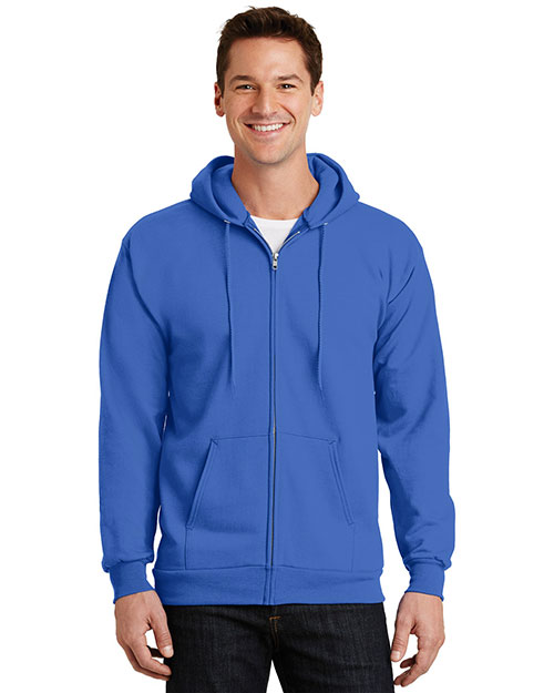 Port & Company PC90ZH Men Ultimate Full-Zip Hooded Sweatshirt at GotApparel
