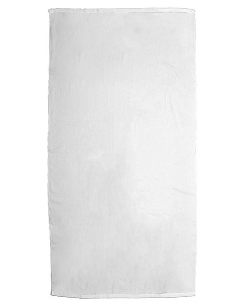 Pro Towels BT20 Platinum Collection 35x70 White Beach Towel at GotApparel