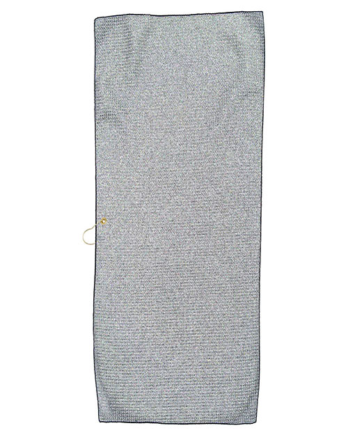 Pro Towels MW40CG  Large Microfiber Waffle Golf Towel Brass Grommet & Hook at GotApparel