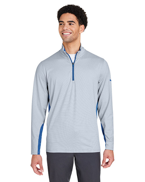 Puma Golf PG410  Men's Mesa Stripe Quarter-Zip at GotApparel