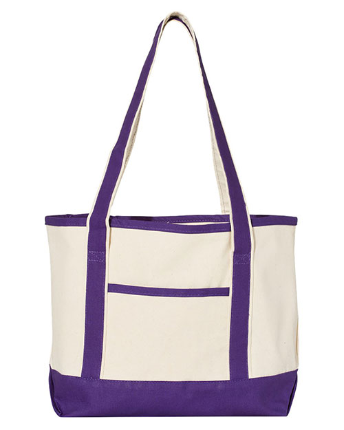 Q-Tees Q125800 20L Small Deluxe Tote at GotApparel